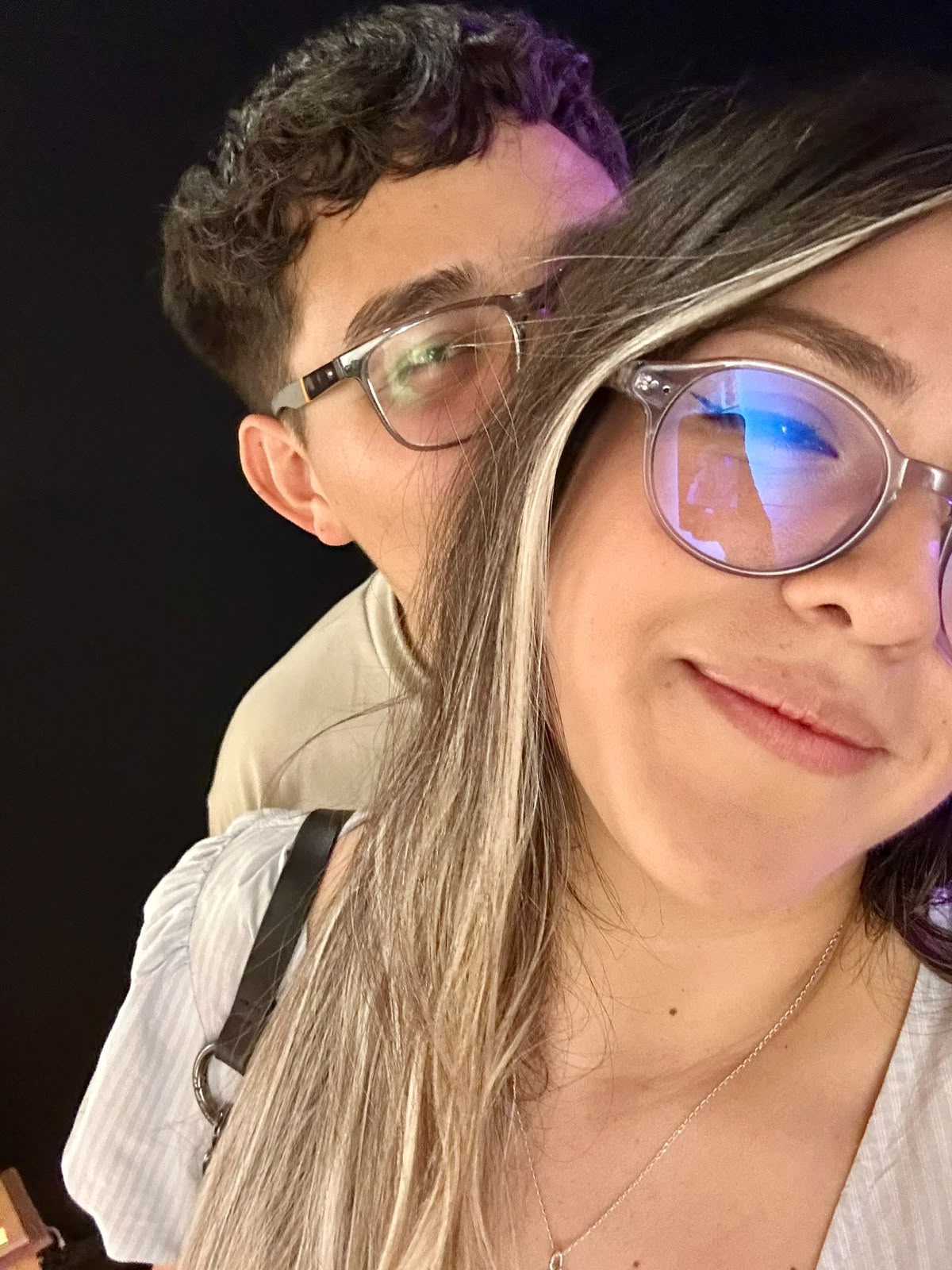 Fotografía de Carmina y Vicente juntos.